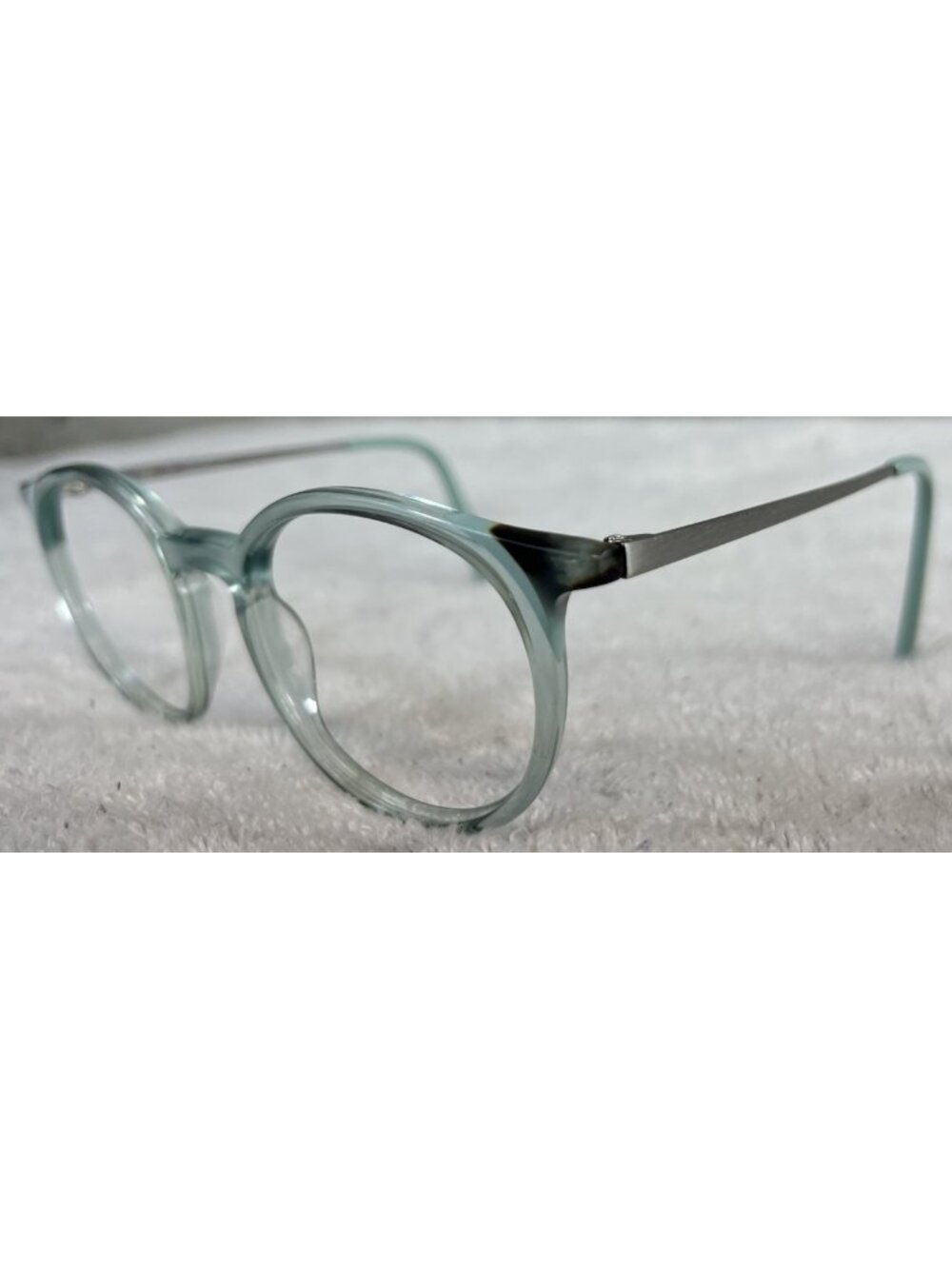 OGI Hugs/373 Women’s Crystal Turquoise Gunmetal Oval Eyeglasses Frames 46-20-140